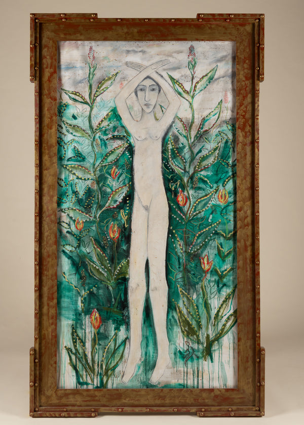 Woman in Garden with Hands Crossed
1998 ,Michael Carey, (1948-2017)