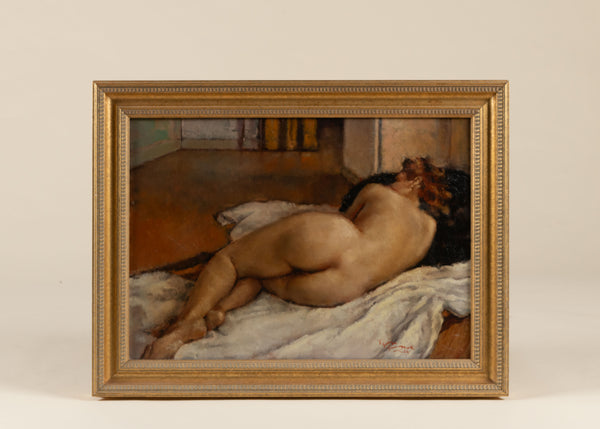 Reclining Nude by Georges Pierre Guinegault (1893 – 1952)