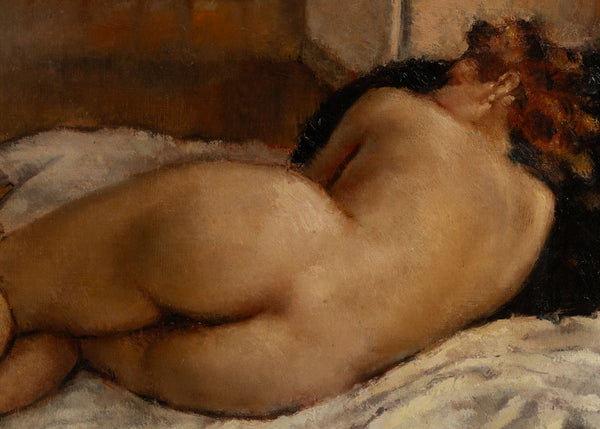 Reclining Nude by Georges Pierre Guinegault (1893 – 1952)