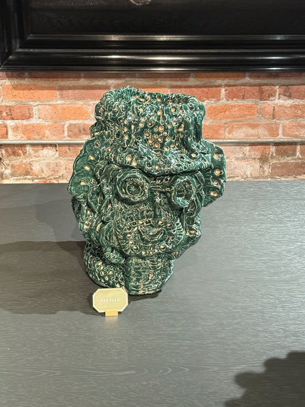 Emerald Face Vessel - Cam Caldwell