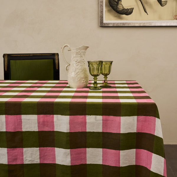 Gingham Criss Cross Tablecloth