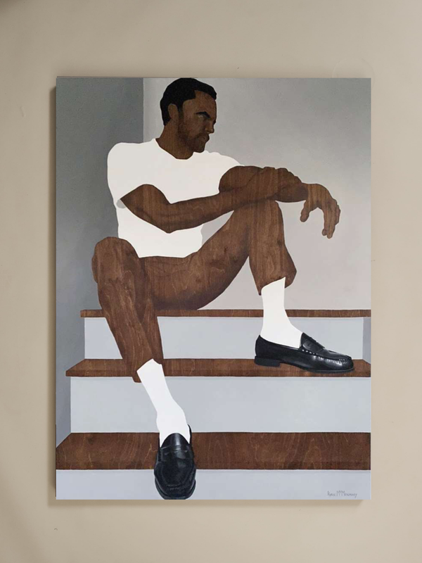 Ryan McMenamy, Seated Figure #41