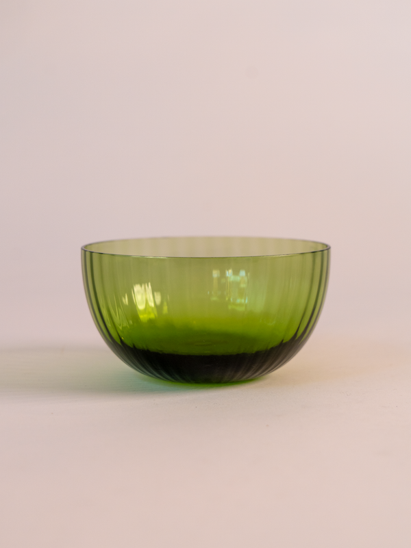Idra Murano Glass Bowls,Mixed Set of 6- Soraya Green