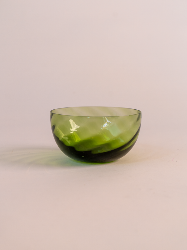 Idra Murano Glass Bowls,Mixed Set of 6- Soraya Green