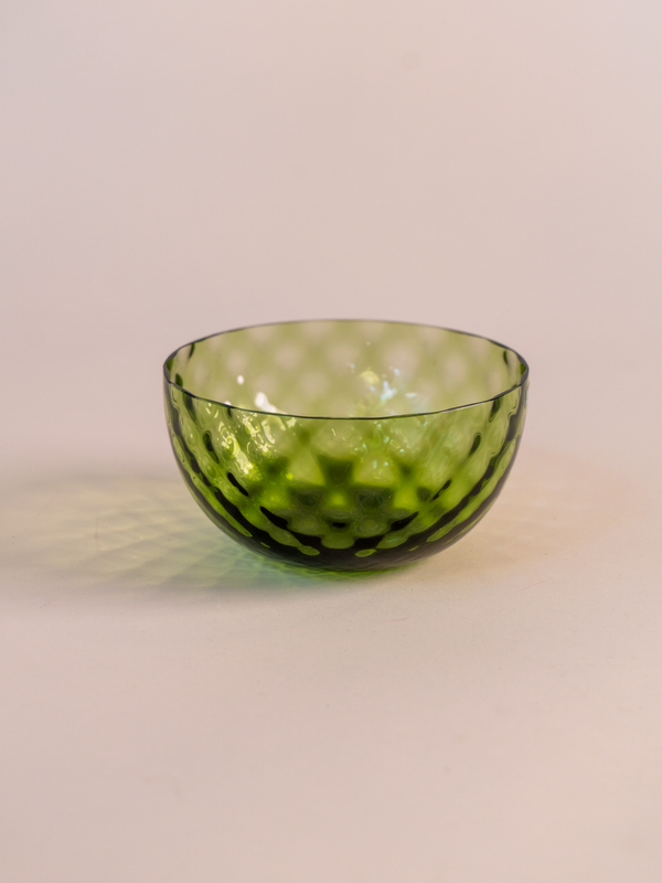 Idra Murano Glass Bowls,Mixed Set of 6- Soraya Green