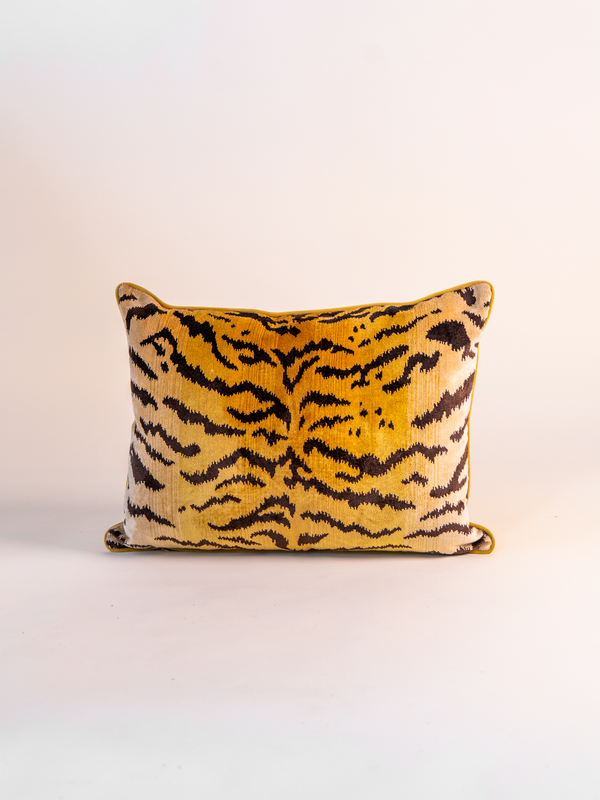 Vintage Scalamandré Tiger Pillows
