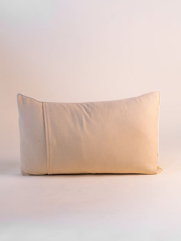 Vintage Fortuny Green Scroll  Lumbar Pillow