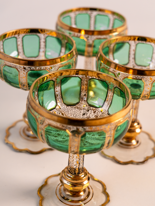 Moser Champagne Glass