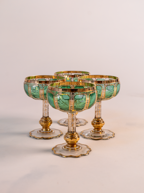 Moser Champagne Glass