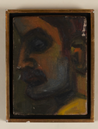 Portrait of Man, Oil on Canvas