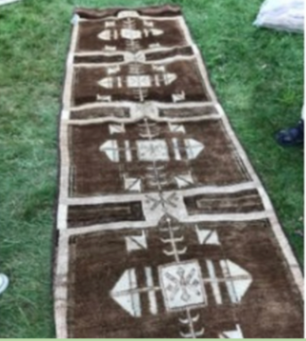 Antique Oushak Runner