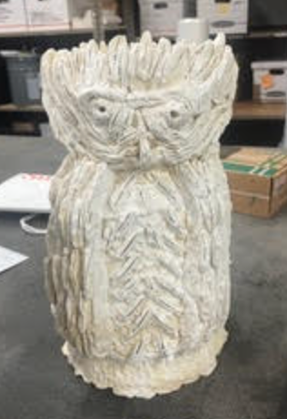 Small White Owl - Cam Caldwell