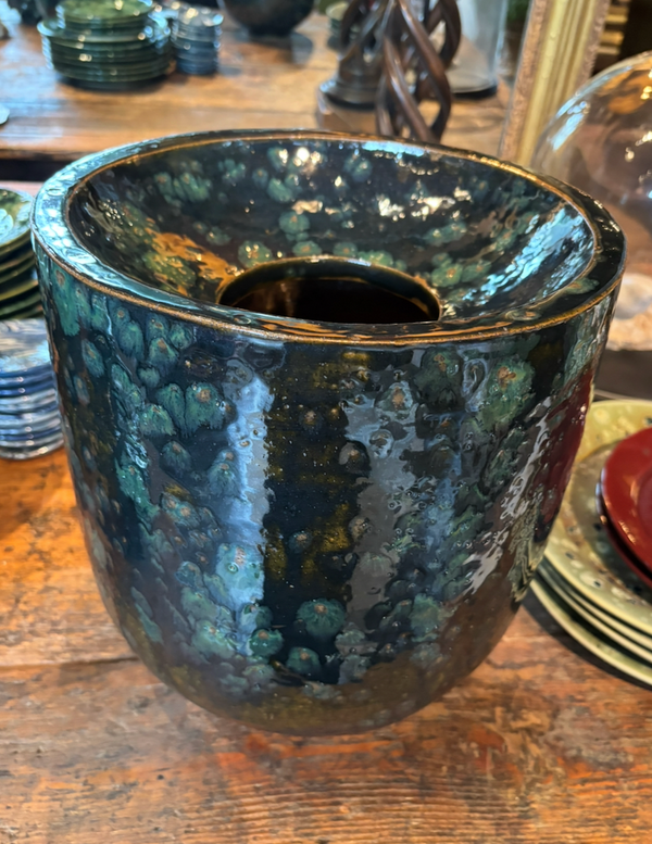 WIDE CYLINDER VASE