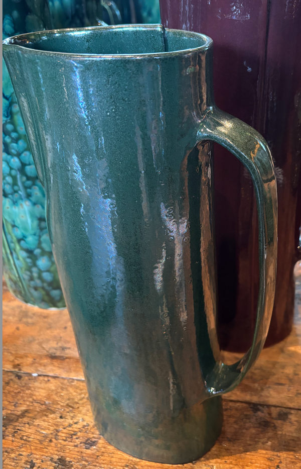 Tall Pitcher - Tiffany Green