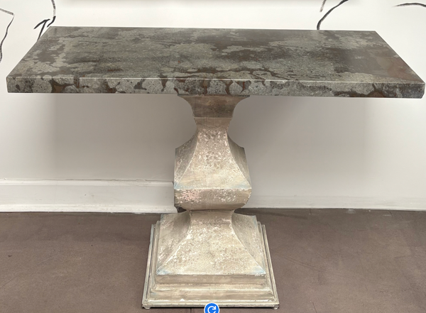 Pedestal Console Table