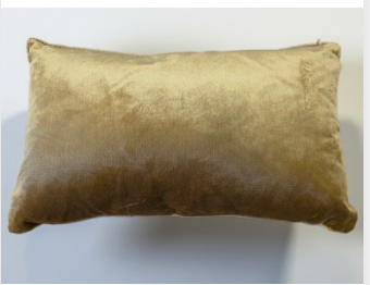 Scalamandré Solid Gold Velvet Pillow