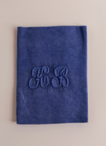 Antique Linen Monogramed Napkins, Set of 4