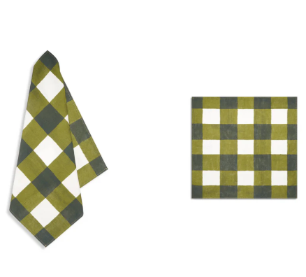Gingham Criss Cross Tablecloth