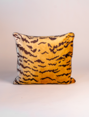 Vintage Scalamandré Tiger Pillows