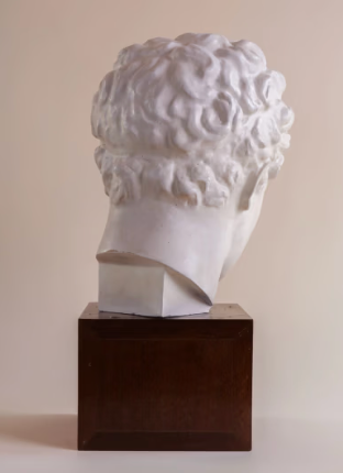 Bust on Wooden Base
