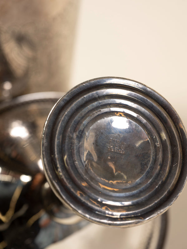 Sterling Silver Weighted Pedestal Compote Dish With Stand