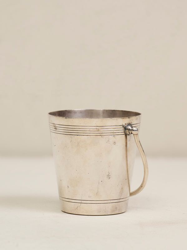 Vintage French Hotel Silver Petite Ice Bucket