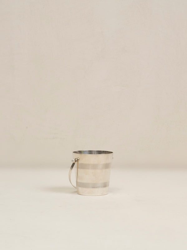 Vintage French Hotel Silver Petite Ice Bucket