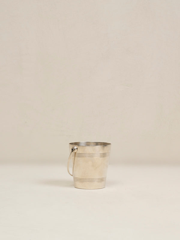 Vintage French Hotel Silver Petite Ice Bucket