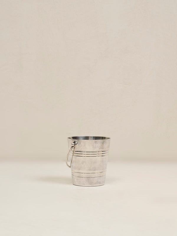 Vintage French Hotel Silver Petite Ice Bucket