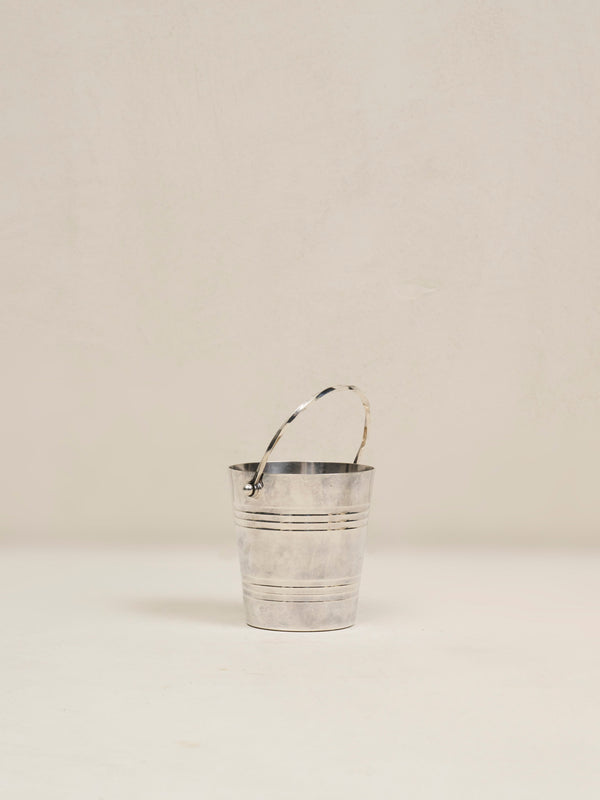 Vintage French Hotel Silver Petite Ice Bucket