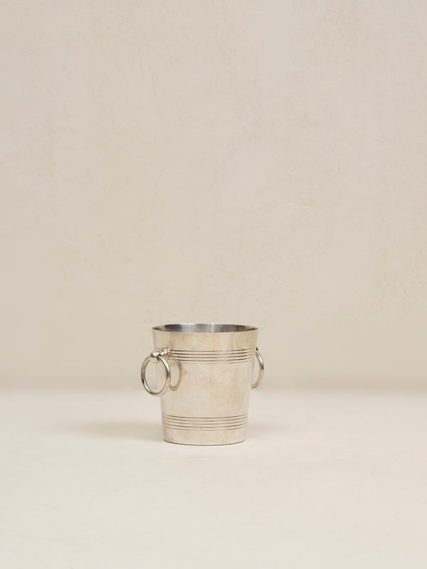 Vintage French Hotel Silver Petite Ice Bucket