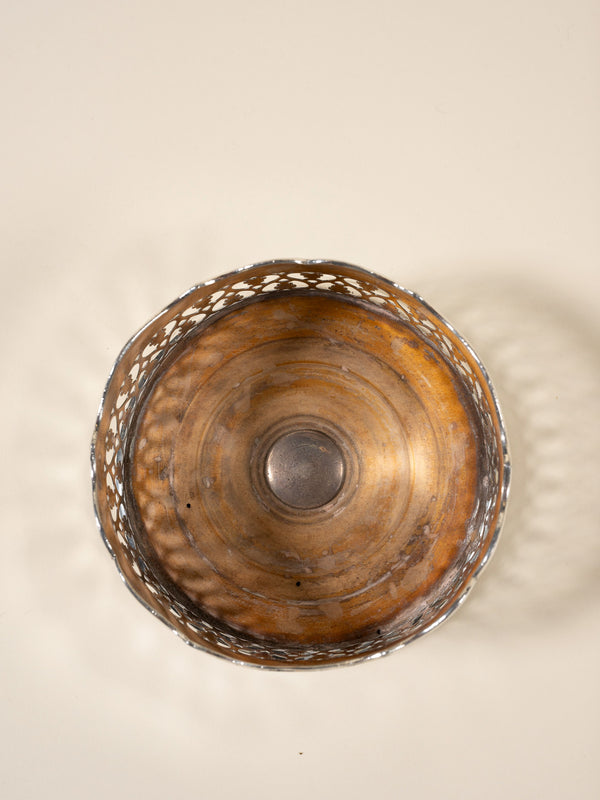 Vintage Silver Plate Wine Coasters