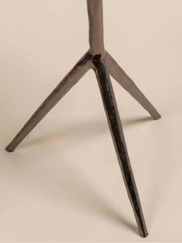 Wood & Metal Tripod Table