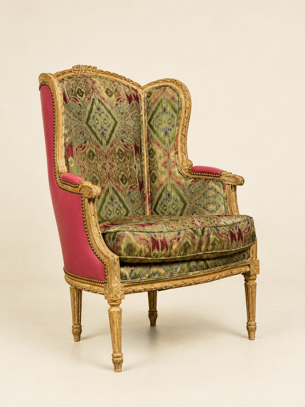 Louis XVI Wingback Chair