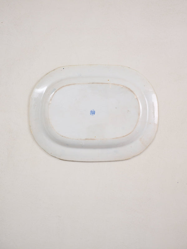 Riley Blue & White Staffordshire Platter, Early 1800s