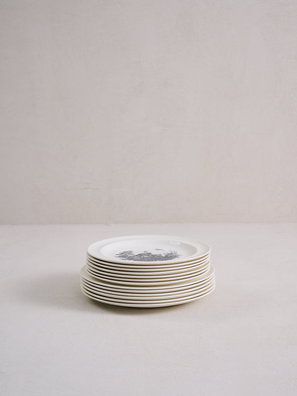 Wedgwood 'Liverpool Birds', Cream Ware  - set of 6