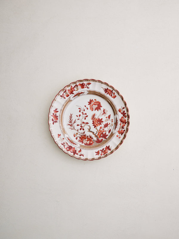 Spode Indian Tree Orange Rust Plates