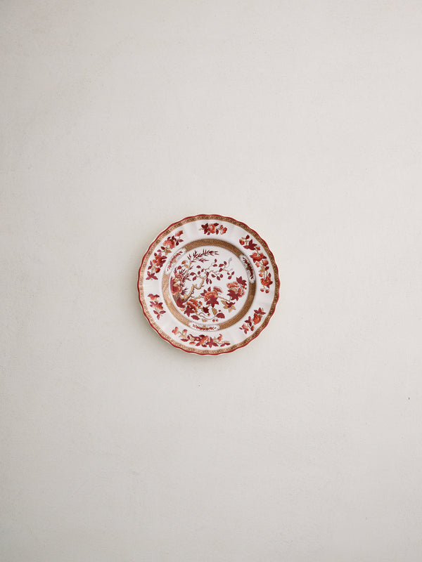 Spode Indian Tree Orange Rust Plates