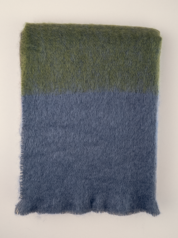 Striped Mohair Throws