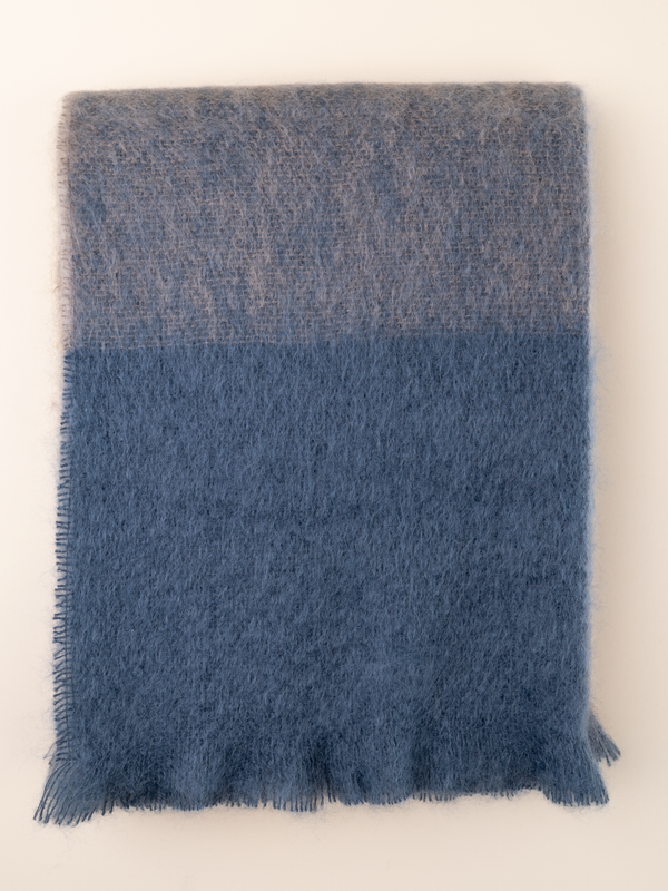 Striped Mohair Throws
