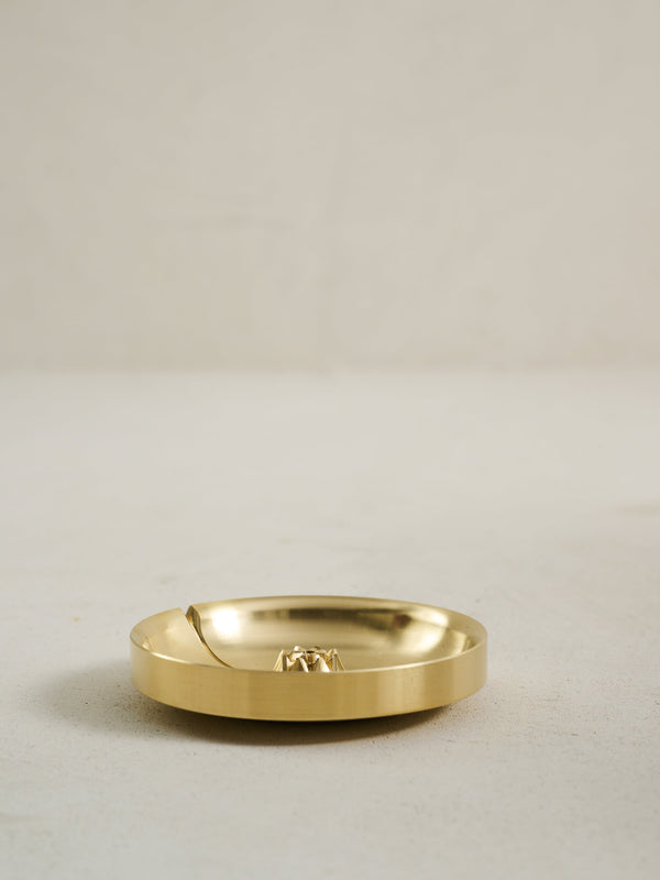 Agave Basin Burner, Natural Brass