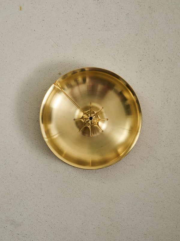 Agave Basin Burner, Natural Brass