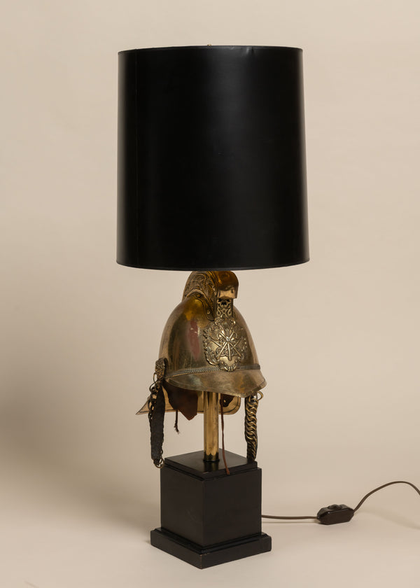 British Fireman's Brigade Helmet Lamp