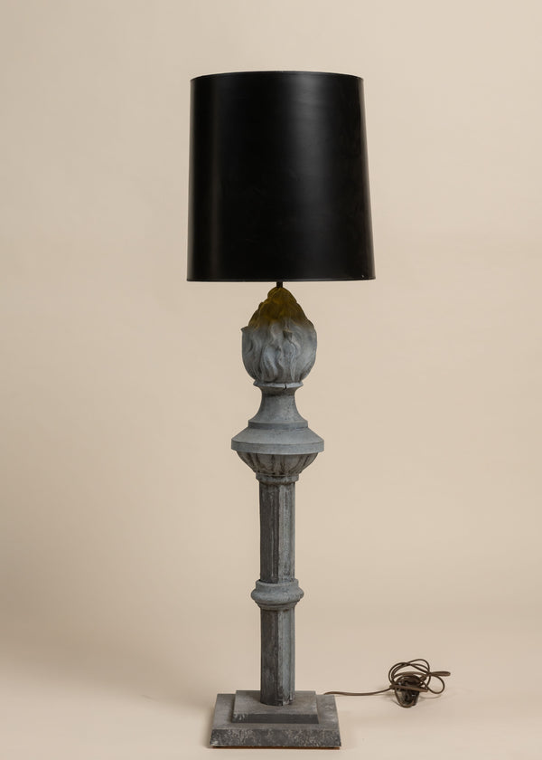 Turned Base Tall Table Lamp