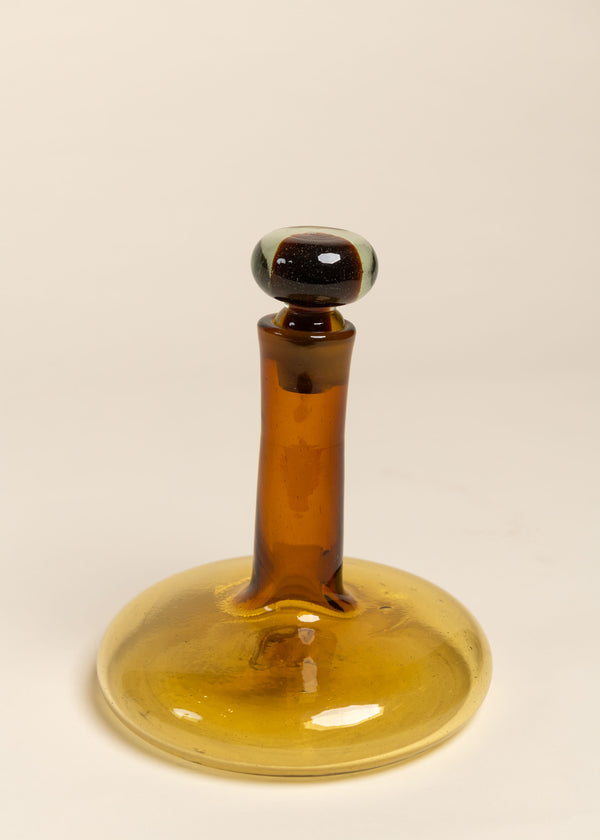 Orange Glass Decanter