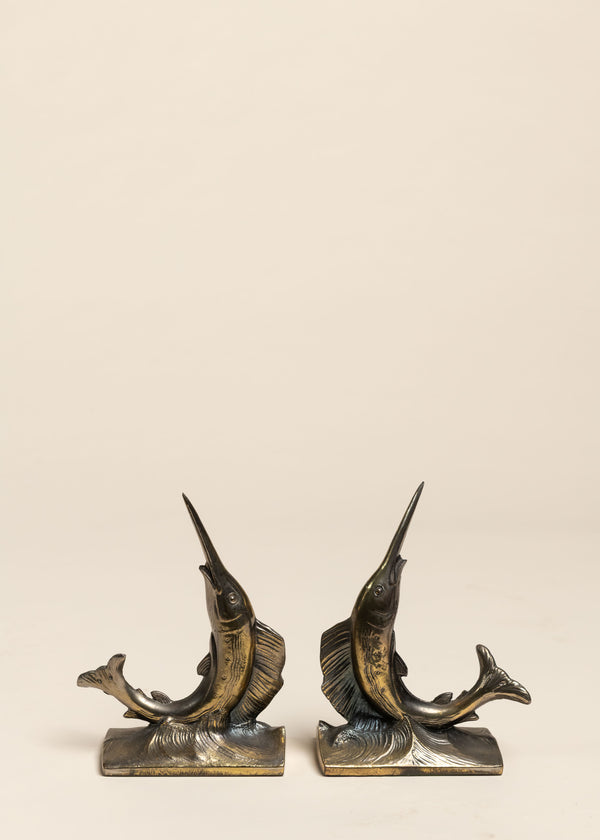 Swordfish Book End, Pair