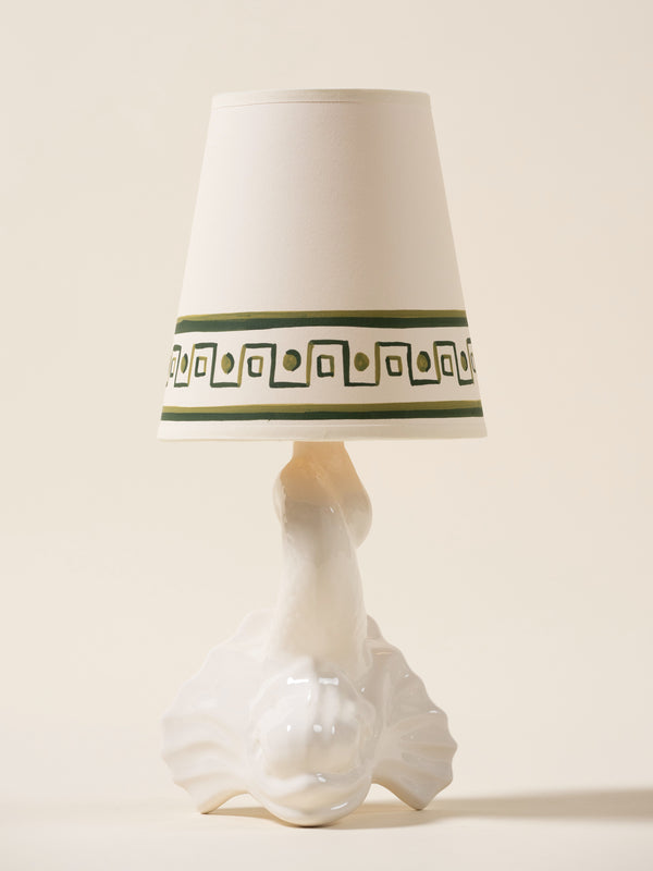 Dolphin Wall Light Base - Ivory