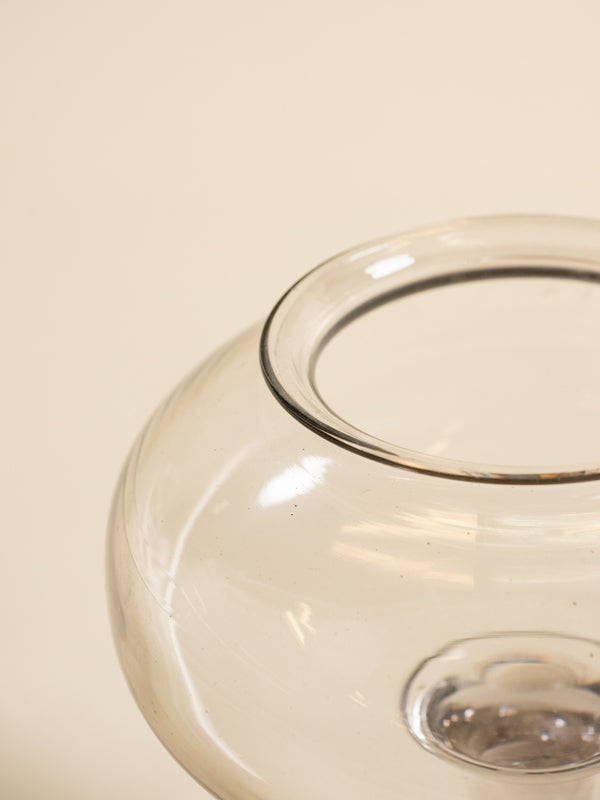 Vintage Glass English Leech Bowl