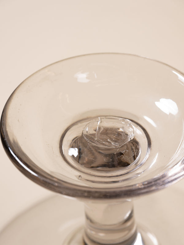 Vintage Glass English Leech Bowl