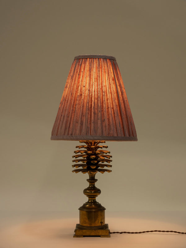 Brass Pine Cone Table Lamp